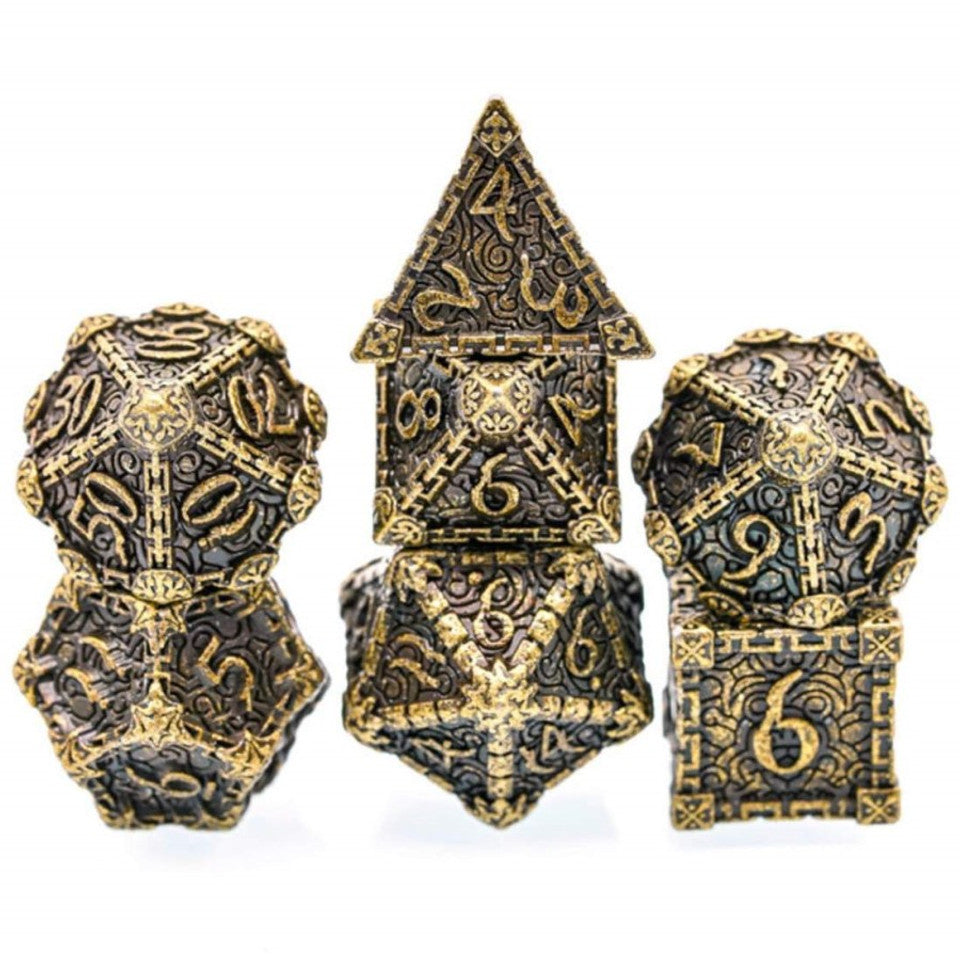 Metal Dice Set: Dagger of Venom - Bronze