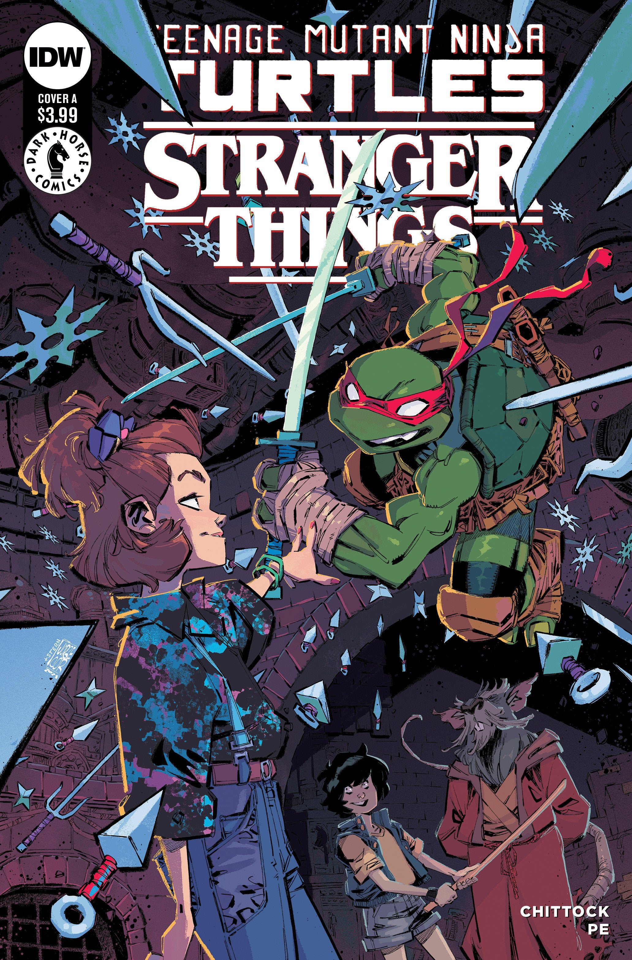 STRANGER THINGS and TEENAGE MUTANT NINJA TURTLES Comic Book