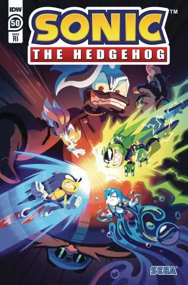 COMBO SONIC THE HEDGEHOG - VOLUMES 09 E 10 + POSTÊR E MARCADORES +