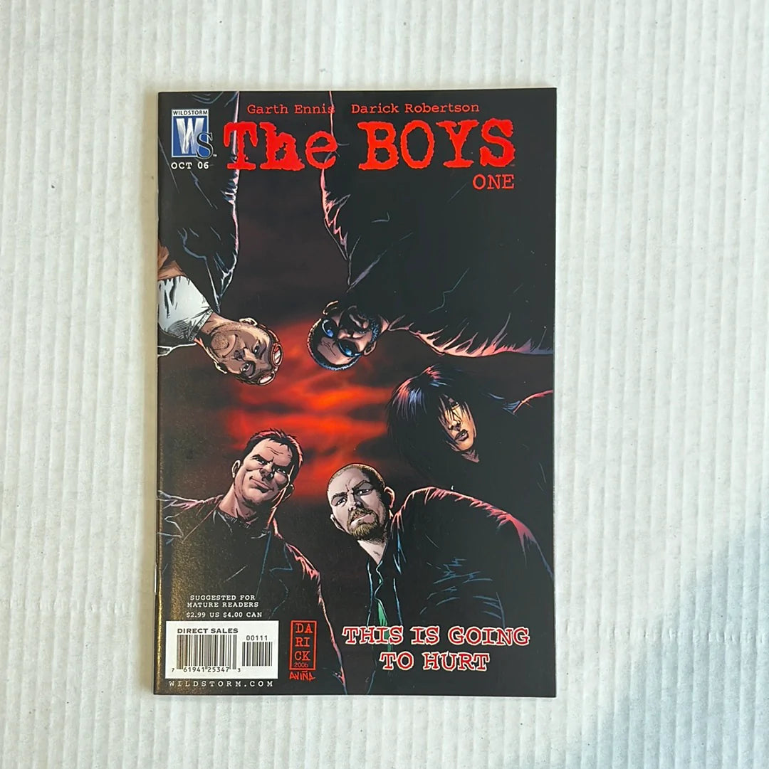 The Boys #14 Darick Robertson Cover Garth Ennis Justice League Parody