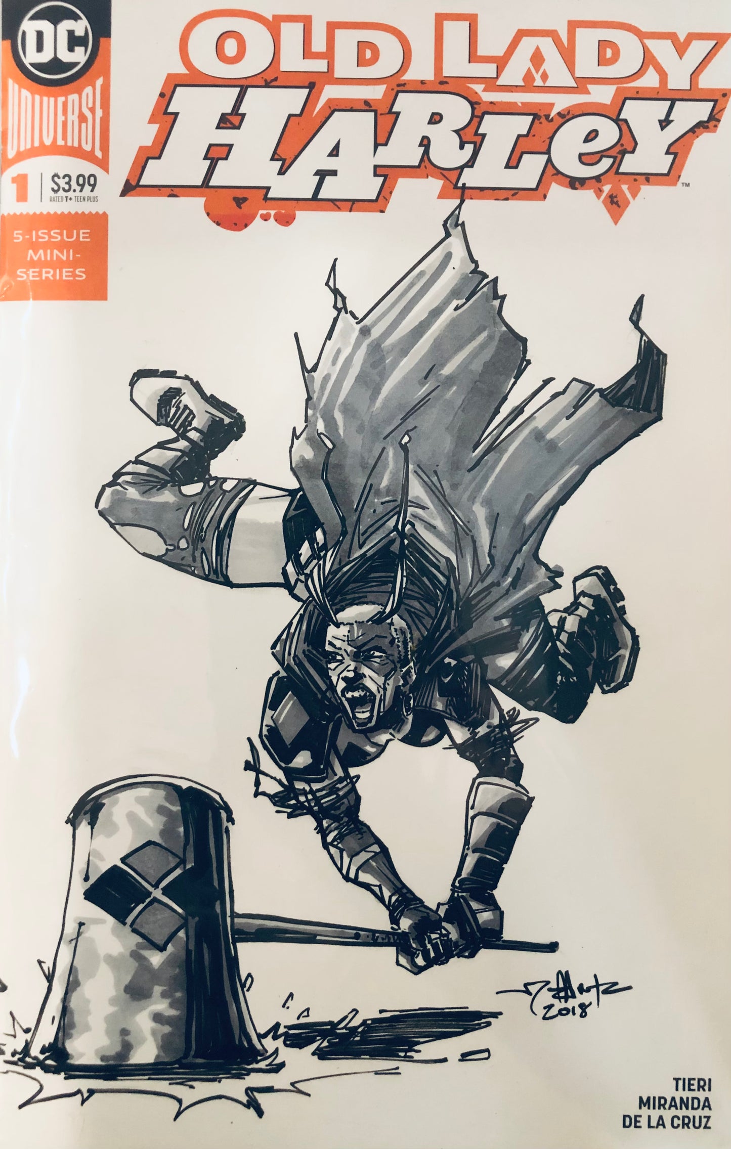 Old Lady Harley #1: Jay Peteranetz Sketch Cover