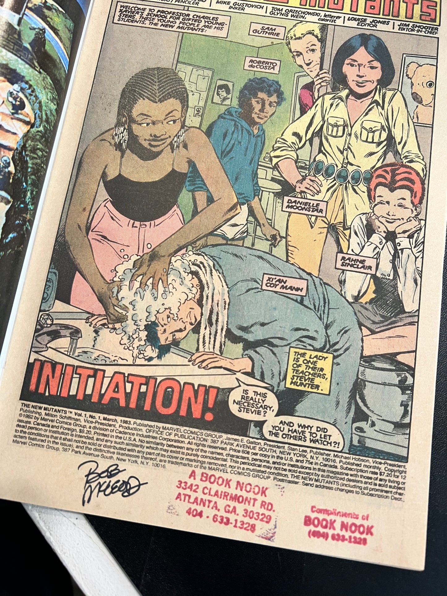 New Mutants #1 - Signed by Bob McLeod