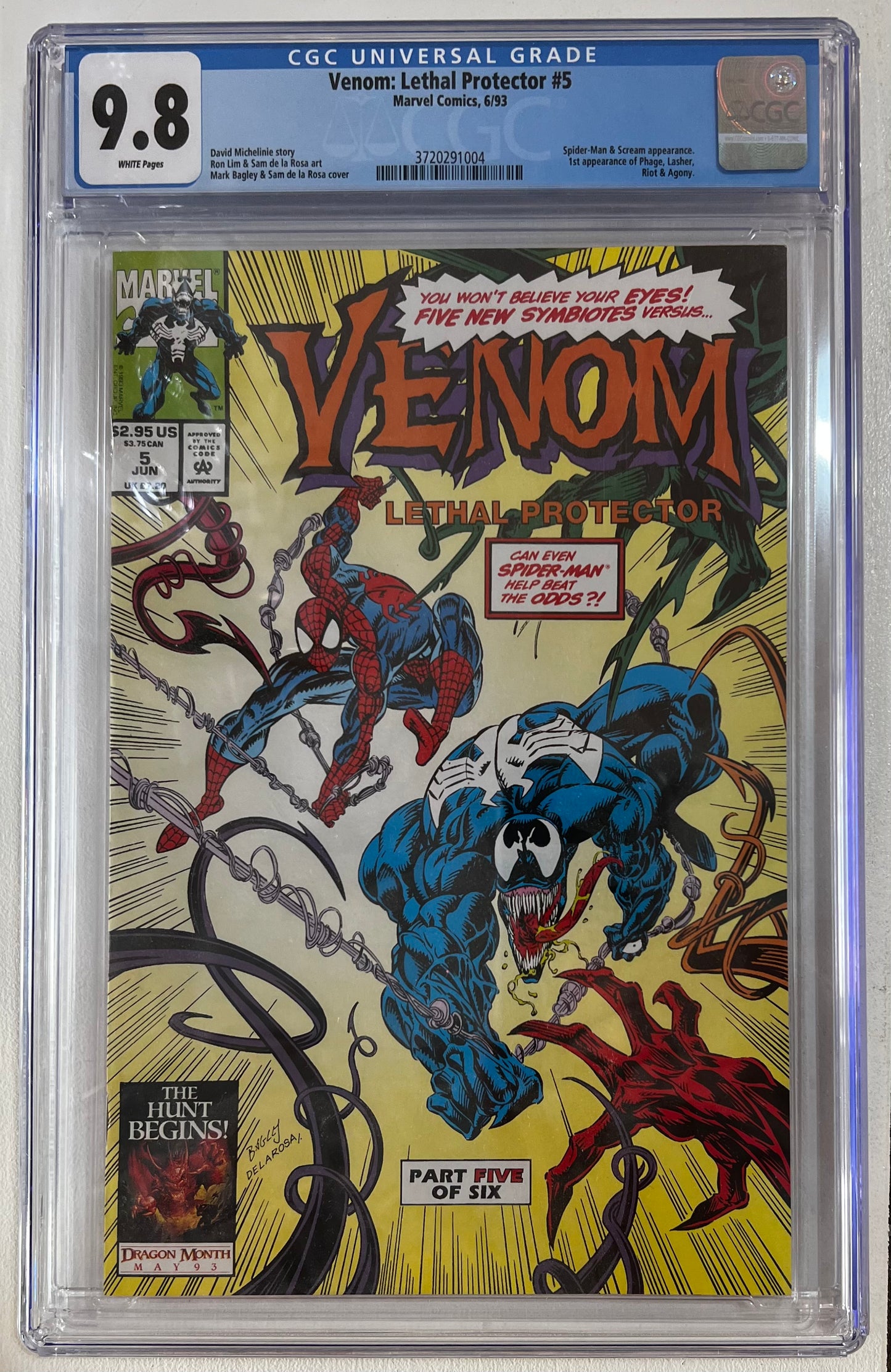 Venom Lethal Protector #5 CGC 9.8