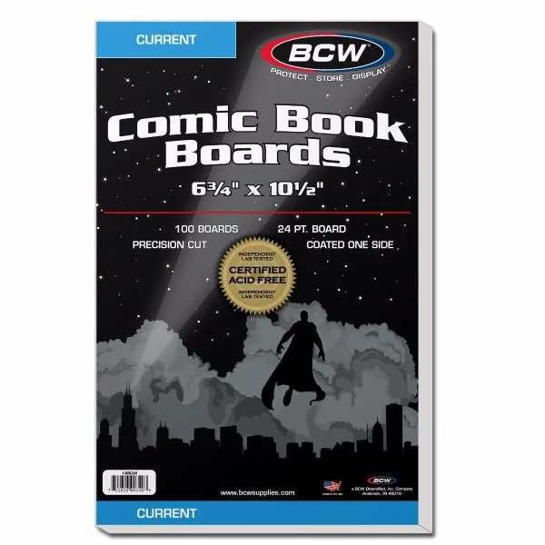 BCW Current Comic Book Boards