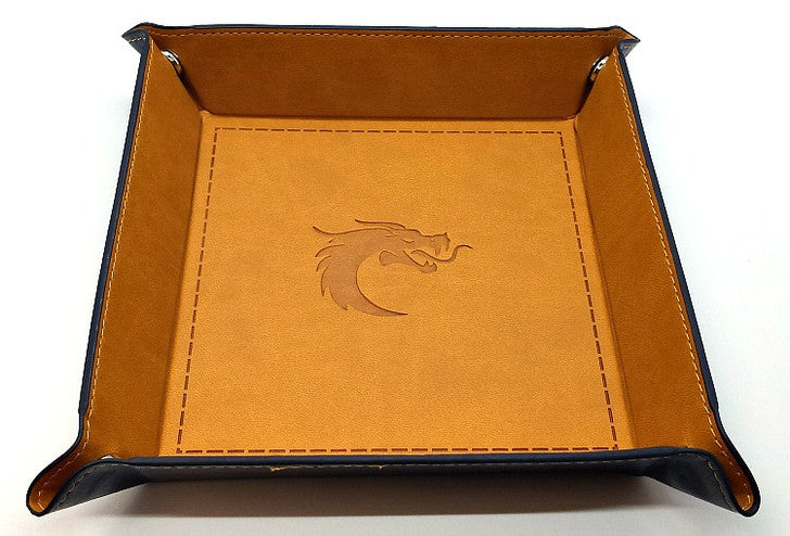 Square Dice Rolling Tray - Tan