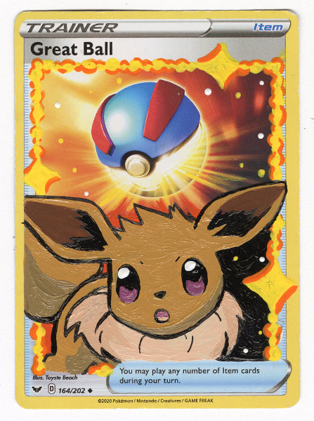 Secret Rare Trading Card Group Show Original Art