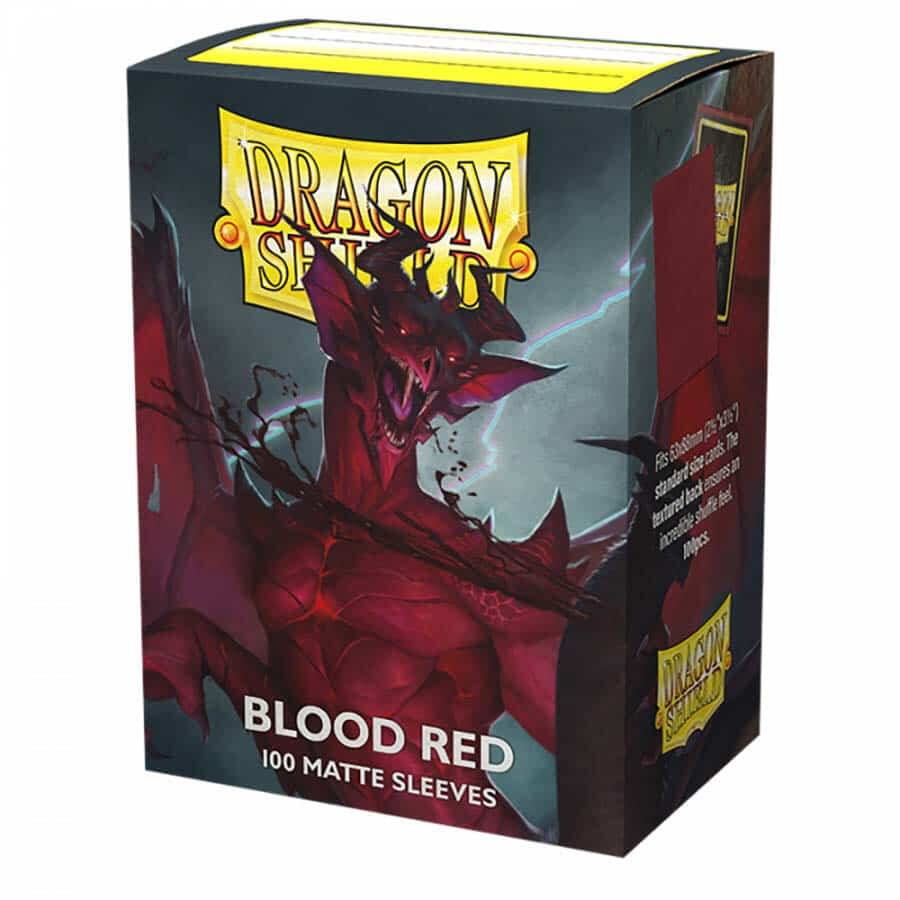 Dragon Shield Matte Card Sleeves - Blood Red