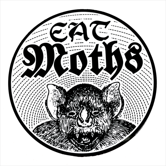 "Eat Moths" Vinyl Sticker