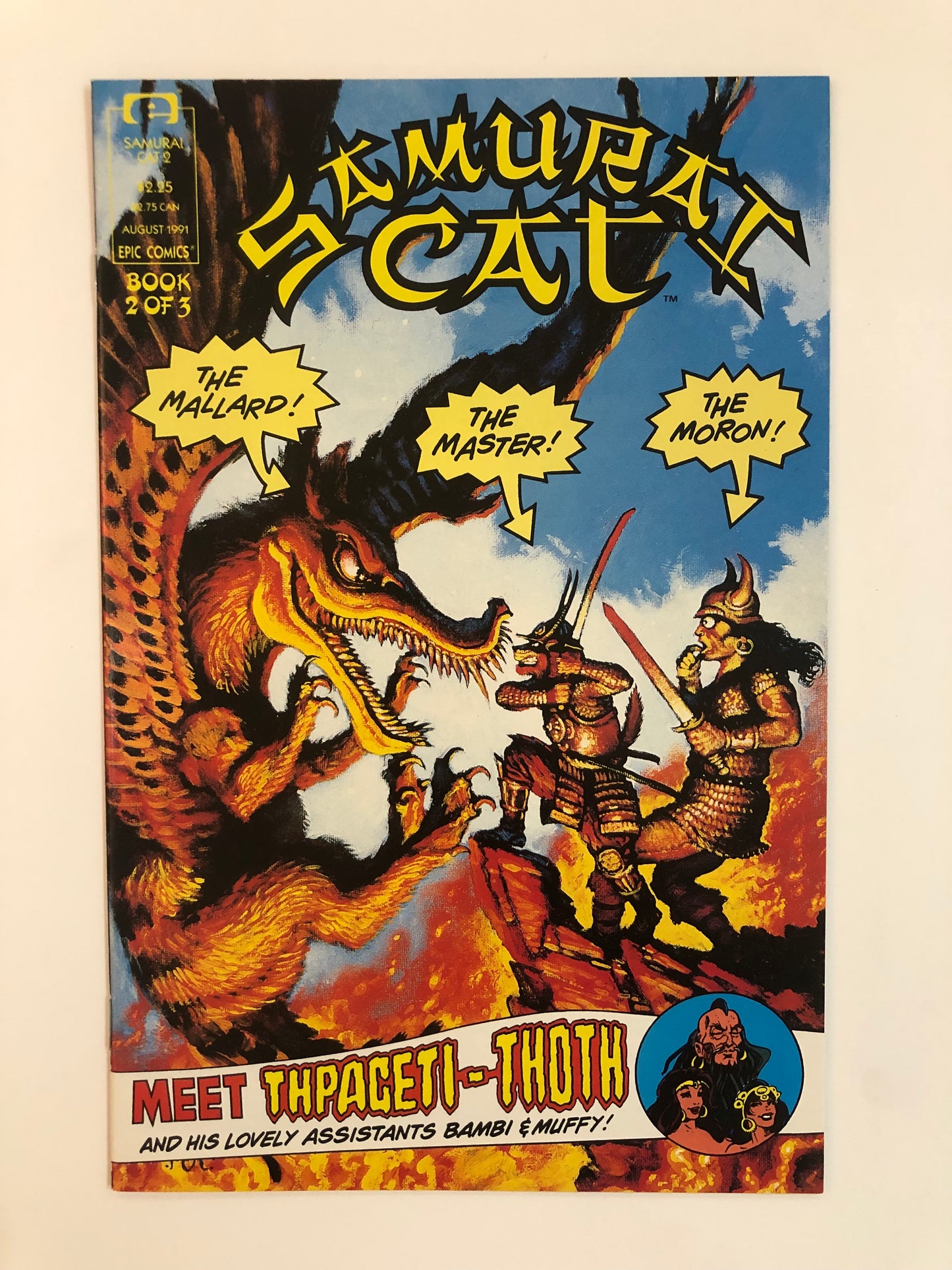 Samurai Cat (1991) Complete Set #1-3