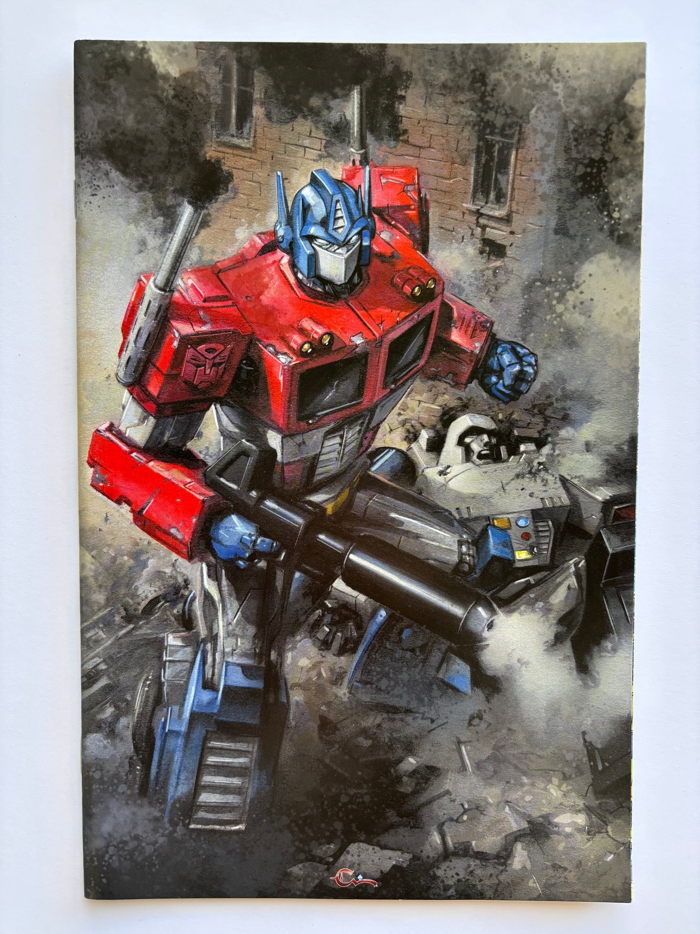 Transformers (2023) #1 Clayton Crain 7th Print Oil Painting Variant