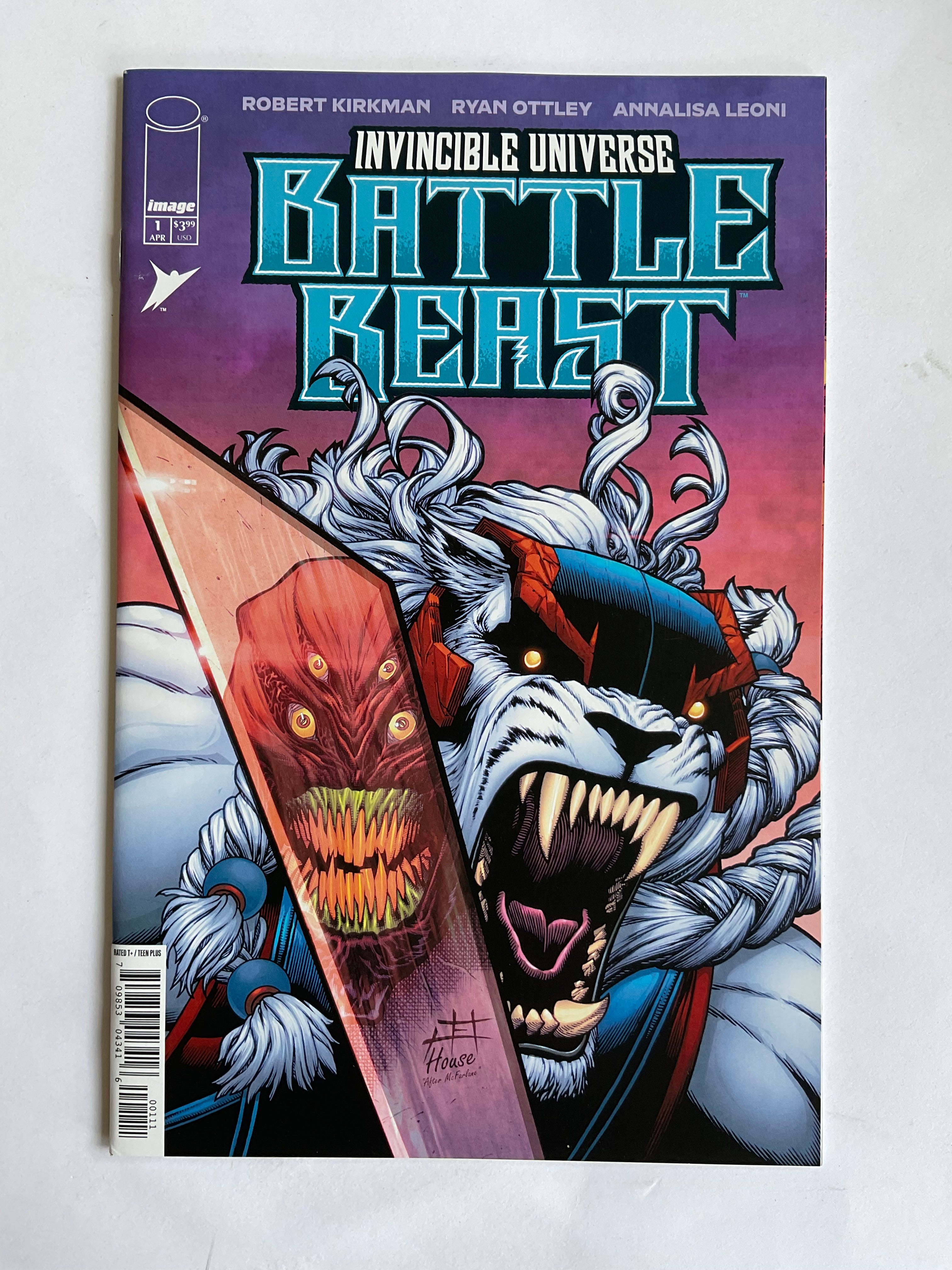 Invincible Universe Battle Beast #1 Jeff Edwards Homage Variant