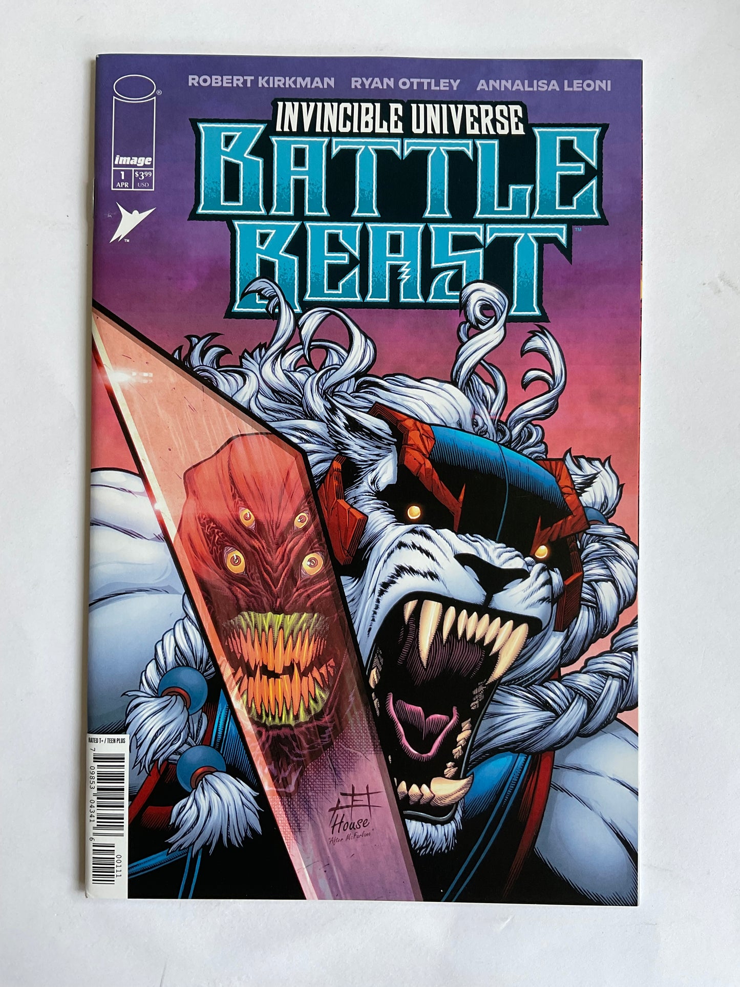Invincible Universe Battle Beast #1 Jeff Edwards Homage Variant