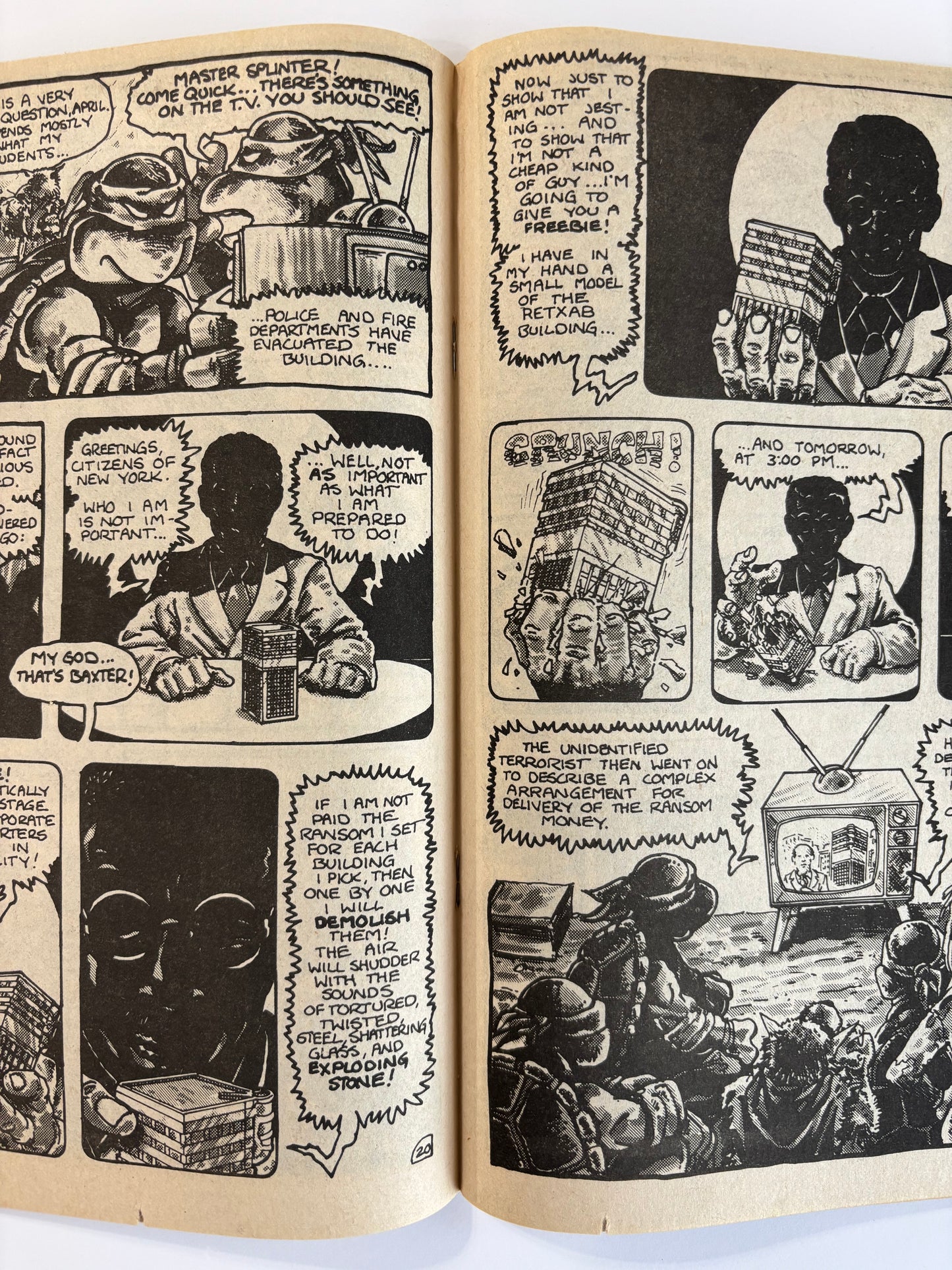 Teenage Mutant Ninja Turtles (1984 Series) #2 Second Printing