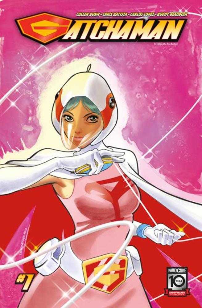 Gatchaman #1 Cover E 1 in 10 Francine Delgado Jun The Swan Solo Variant