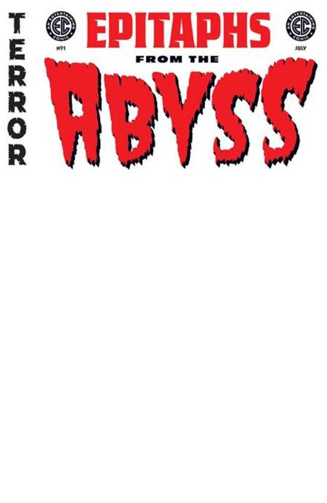 EC Epitaphs From The Abyss #1 (Of 5) Cover E Blank Variant