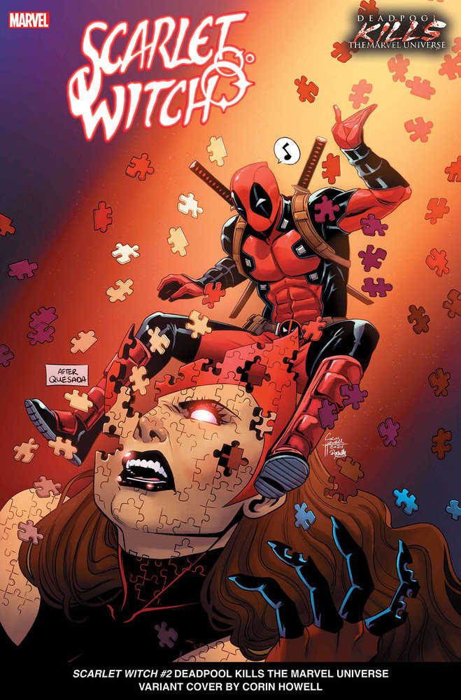 Scarlet Witch #2 Corin Howell Deadpool Kills The Marvel Universe Variant