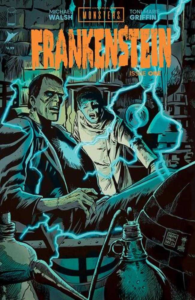 Universal Monsters Frankenstein #1 (Of 4) Cover C 1 in 10 Francesco Francavilla Connecting Variant