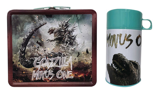 Tin Titans Godzilla Minus One Previews Exclusive Lunch Box W/Bev Container (