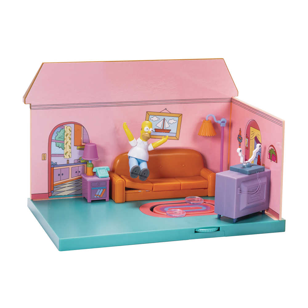 Simpsons Living Room Diorama Playset