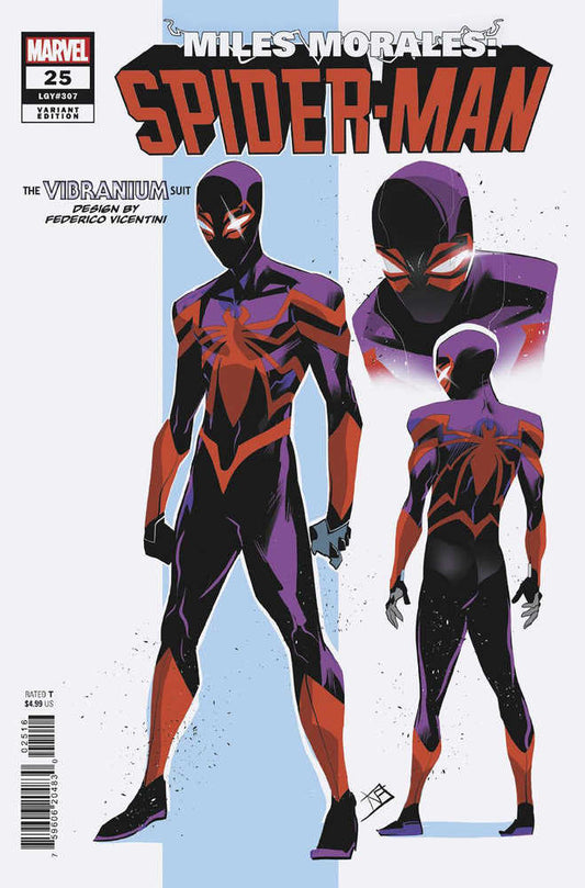 Miles Morales: Spider-Man #25 Federico Vicentini Design Variant