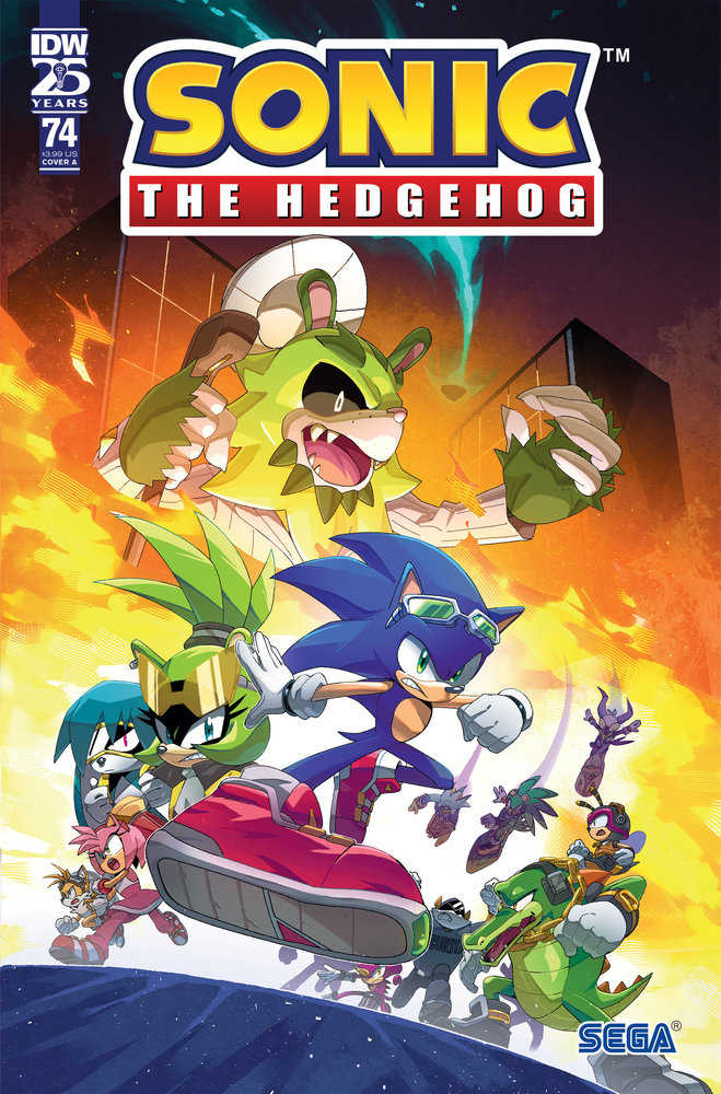 Sonic The Hedgehog #74 Cover A (Arq)