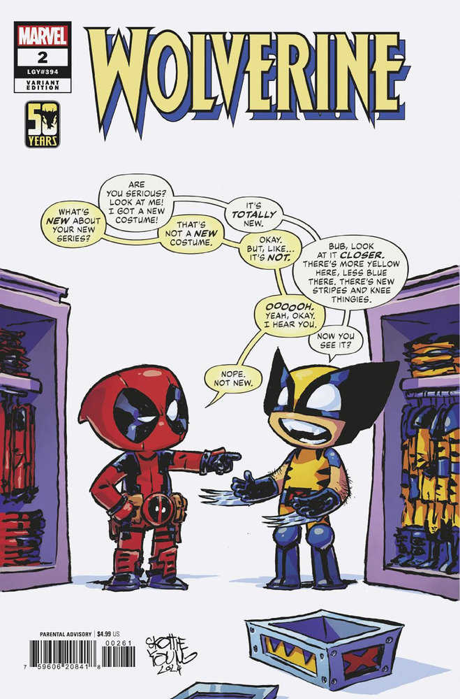 Wolverine #2 Skottie Young Variant