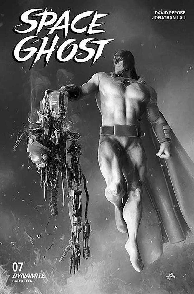 Space Ghost #7 Cover O 5 Copy Foc Variant Edition Barends Black & White