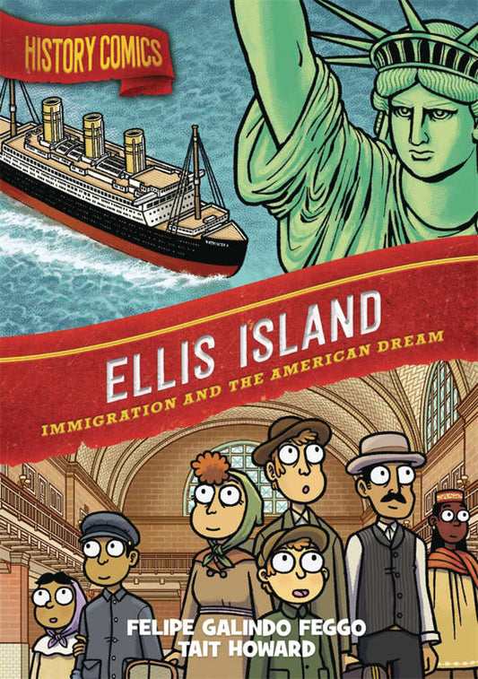 History Comics Ellis Island Graphic Novel