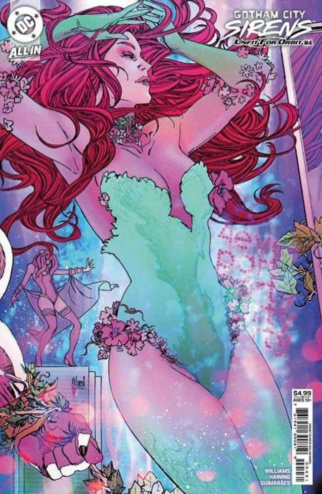 Gotham City Sirens Unfit For Orbit #4 (Of 5) Cover C Guillem March Connecting Card Stock Variant