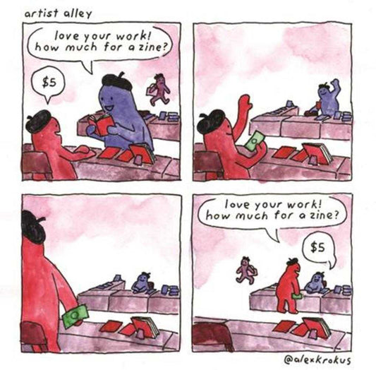 Artist Alley Alex Krokus Sticker