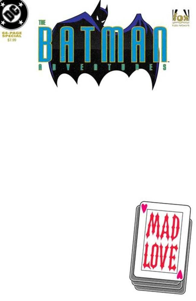 Batman Adventures Mad Love Special #1 (One Shot) Facsimile Edition Cover C Blank Card Stock Variant