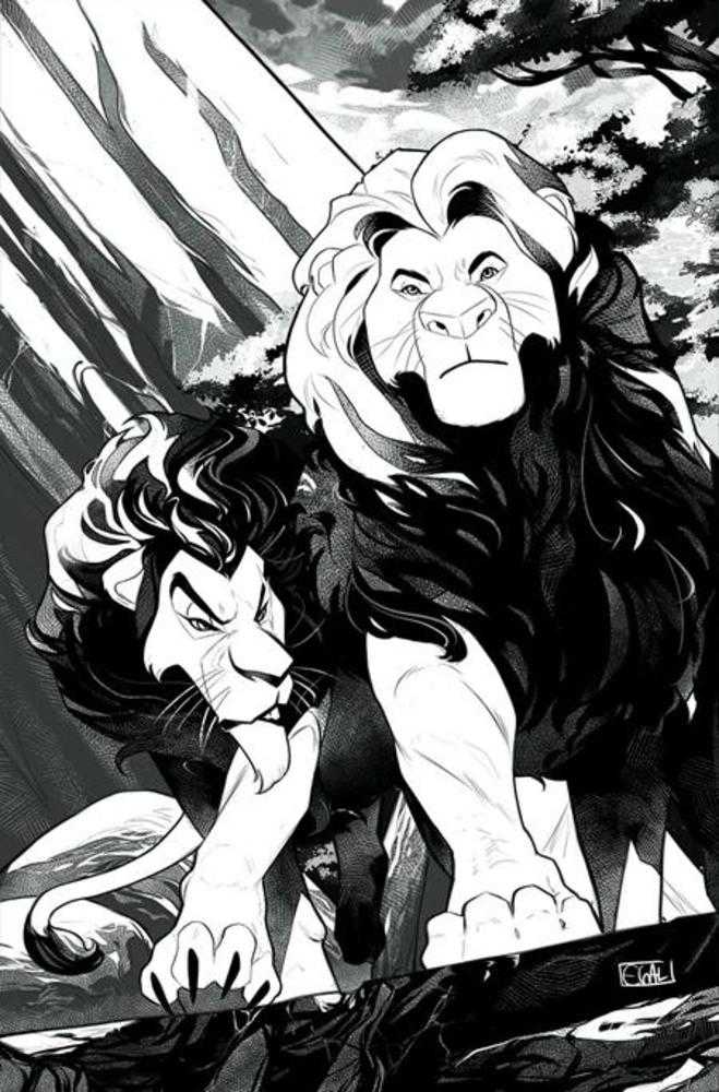 Lion King #3 Cover J Inc 1:5 Bonus Edwin Galmon Line Art Full Art Variant