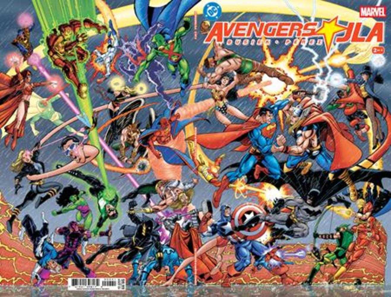 Avengers JLA #2 (Of 4) [ FOIL ] Facsimile Edition Cover D George Perez Variant