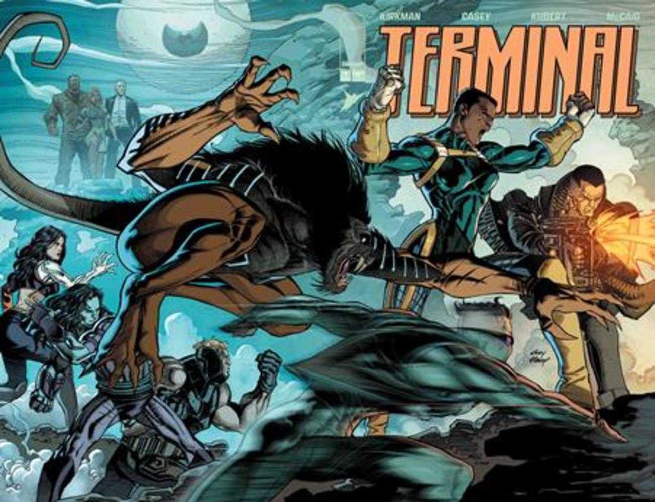Terminal #1 Cover M Andy Kubert & Dave Mccaig Connecting Wraparound Chromium Variant (Mature)