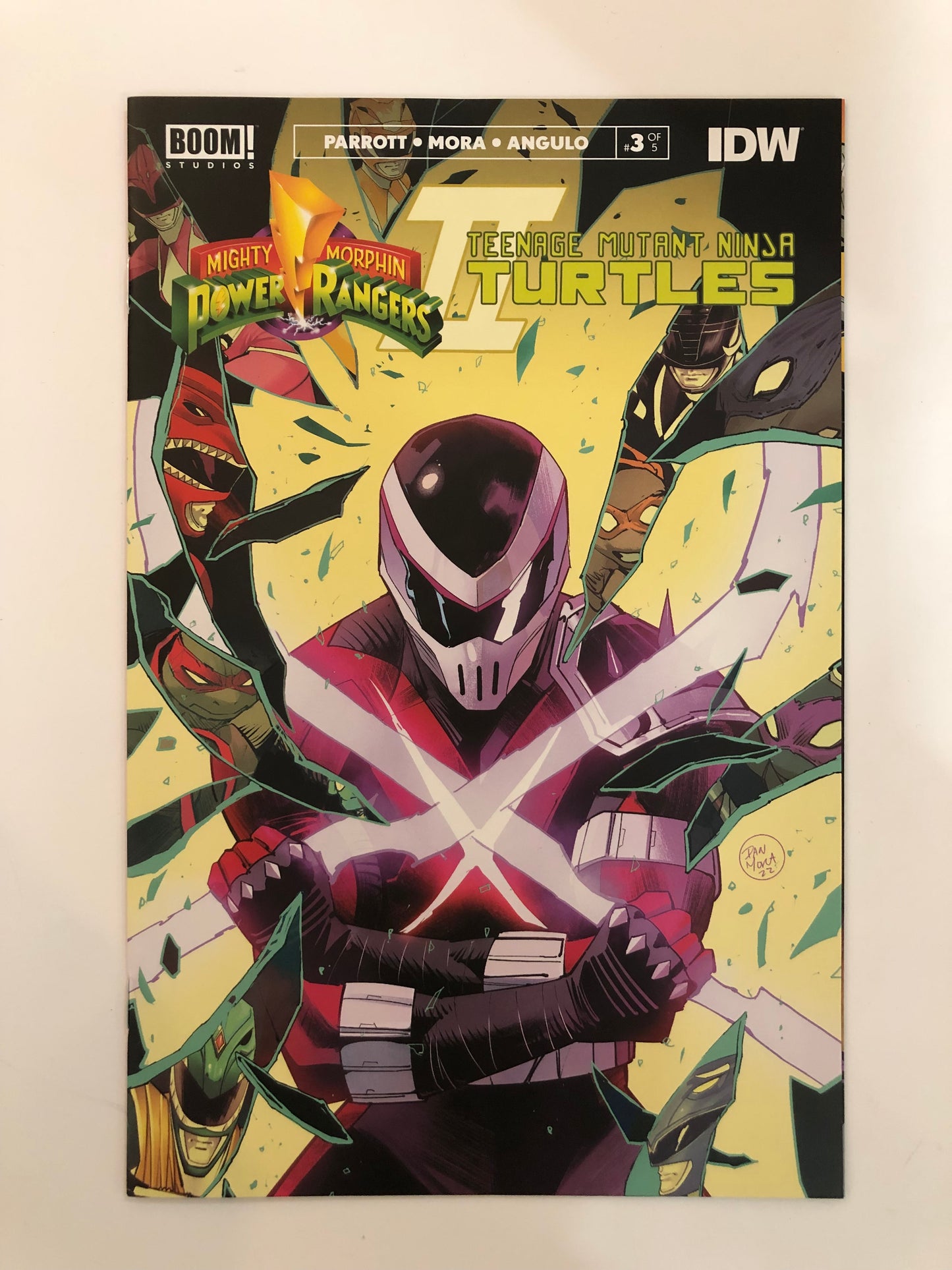 Mighty Morphin Power Rangers Teenage Mutant Ninja Turtles II #1-5 Complete Set