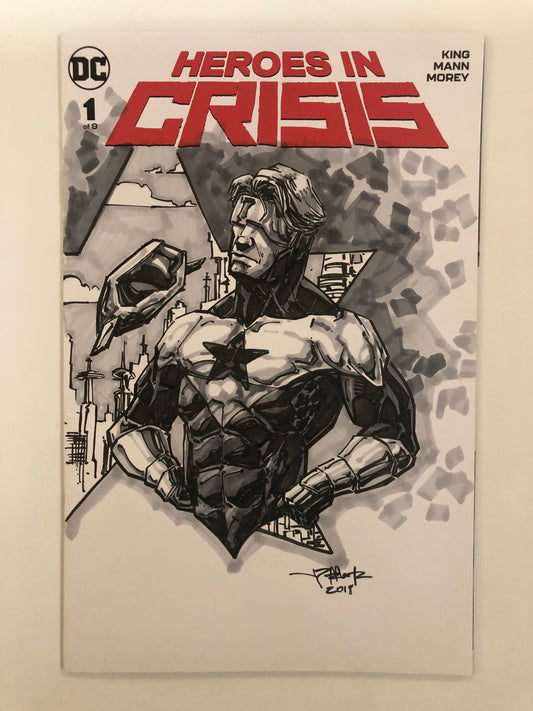 Heroes In Crisis #1 Jay Peteranetz Original Sketch Cover