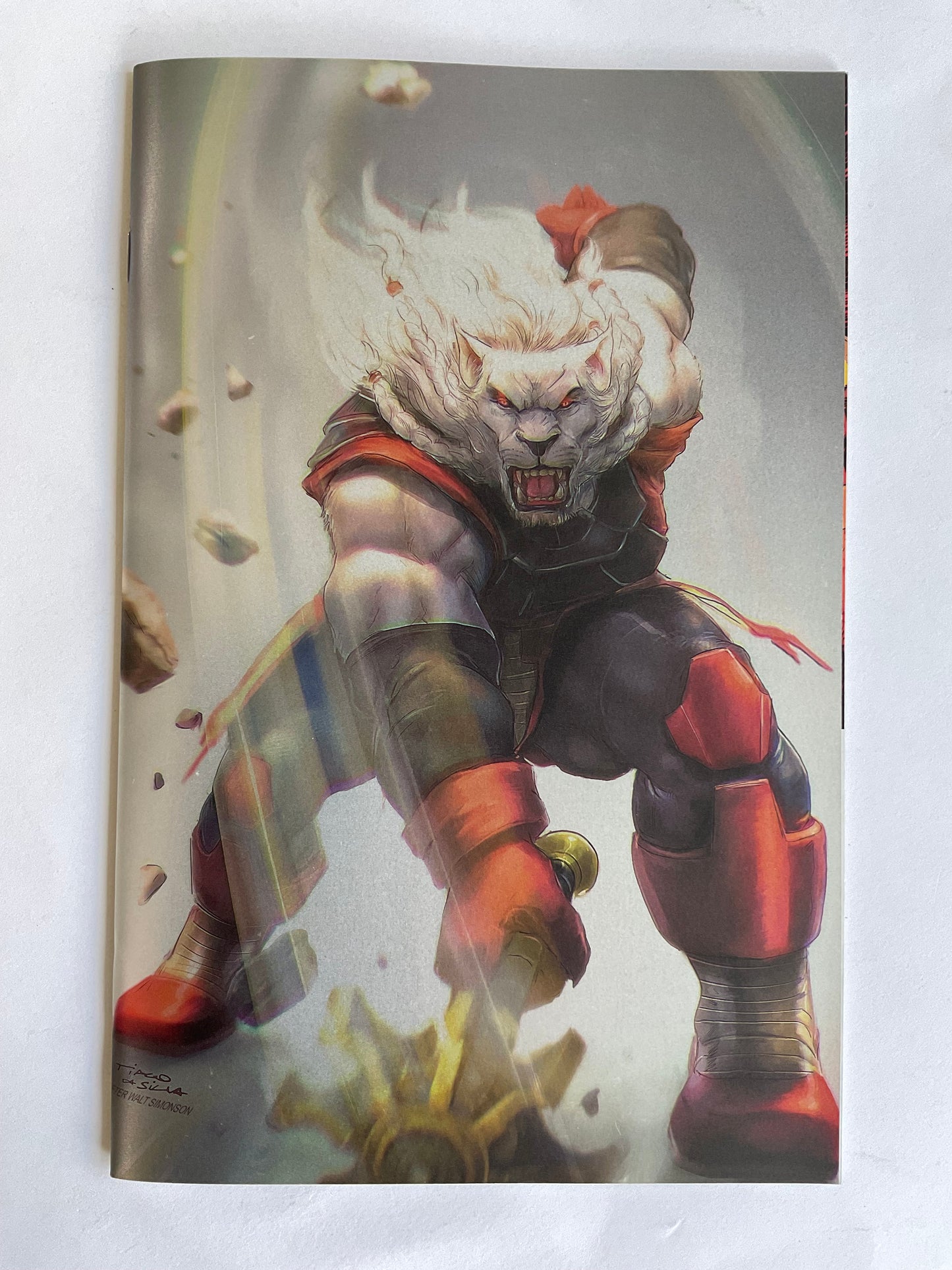 Invincible Universe: Battle Beast #1 616 Comics Tiago Da Silva Foil Virgin Variant