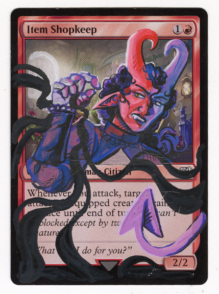 Secret Rare Trading Card Group Show Original Art
