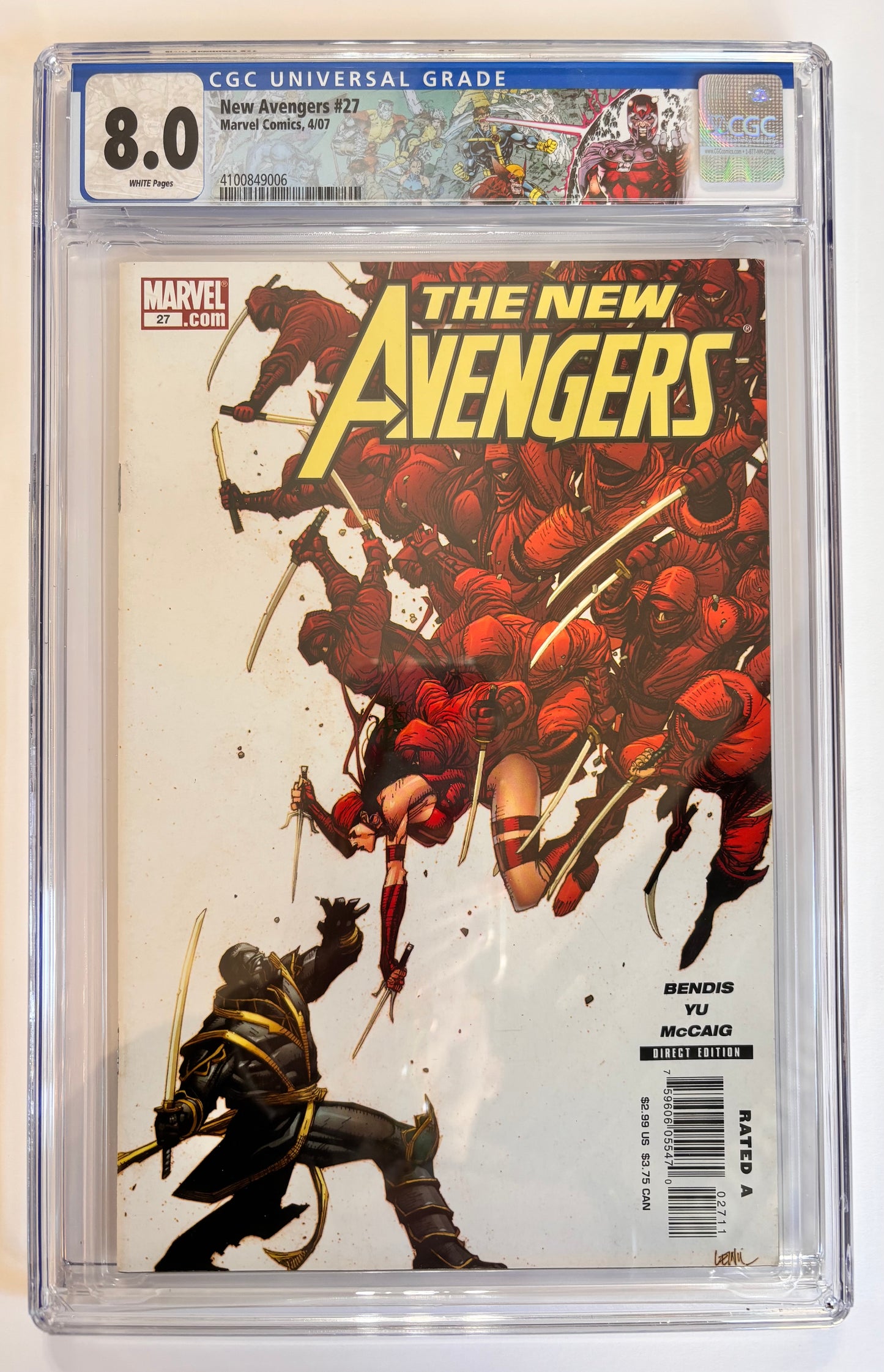 New Avengers (2007) #27 CGC Graded 8.0