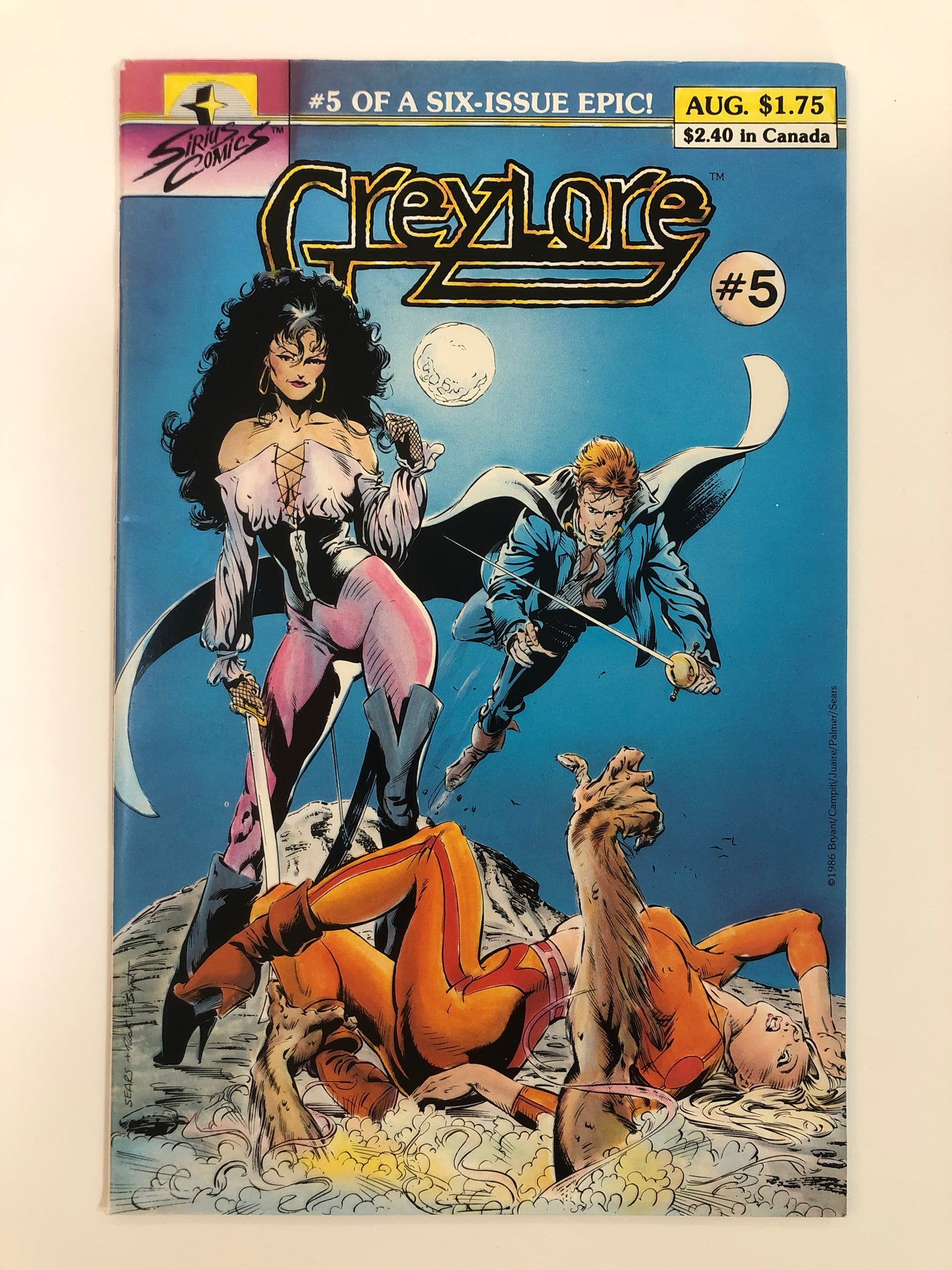 Greylore (1985) Complete Set #1-5