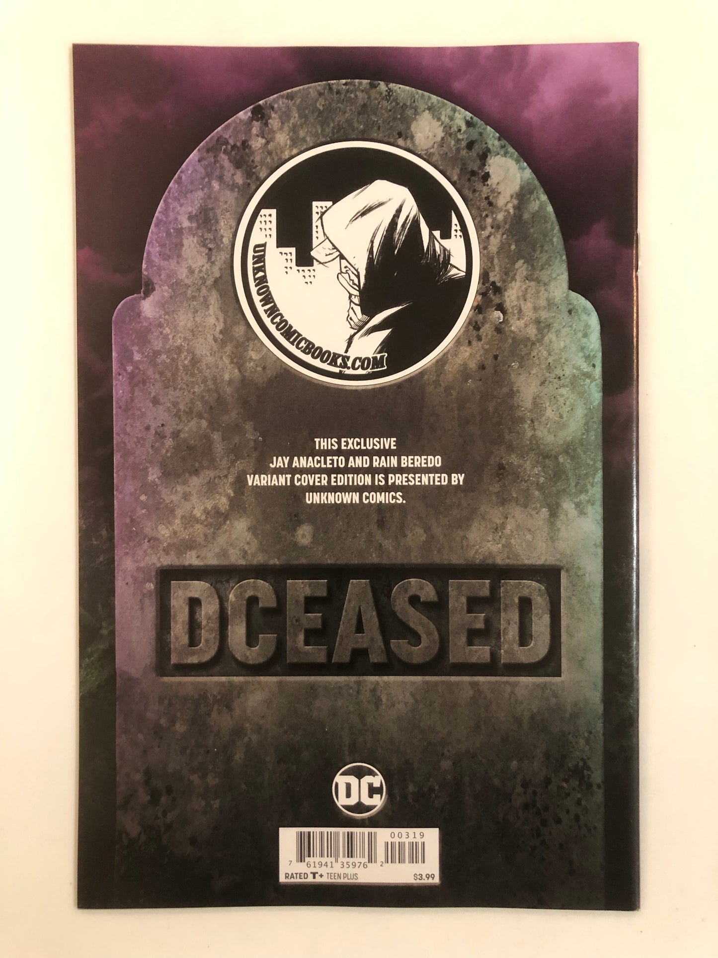 DCeased #3 Unknown Comics Exclusive Cover