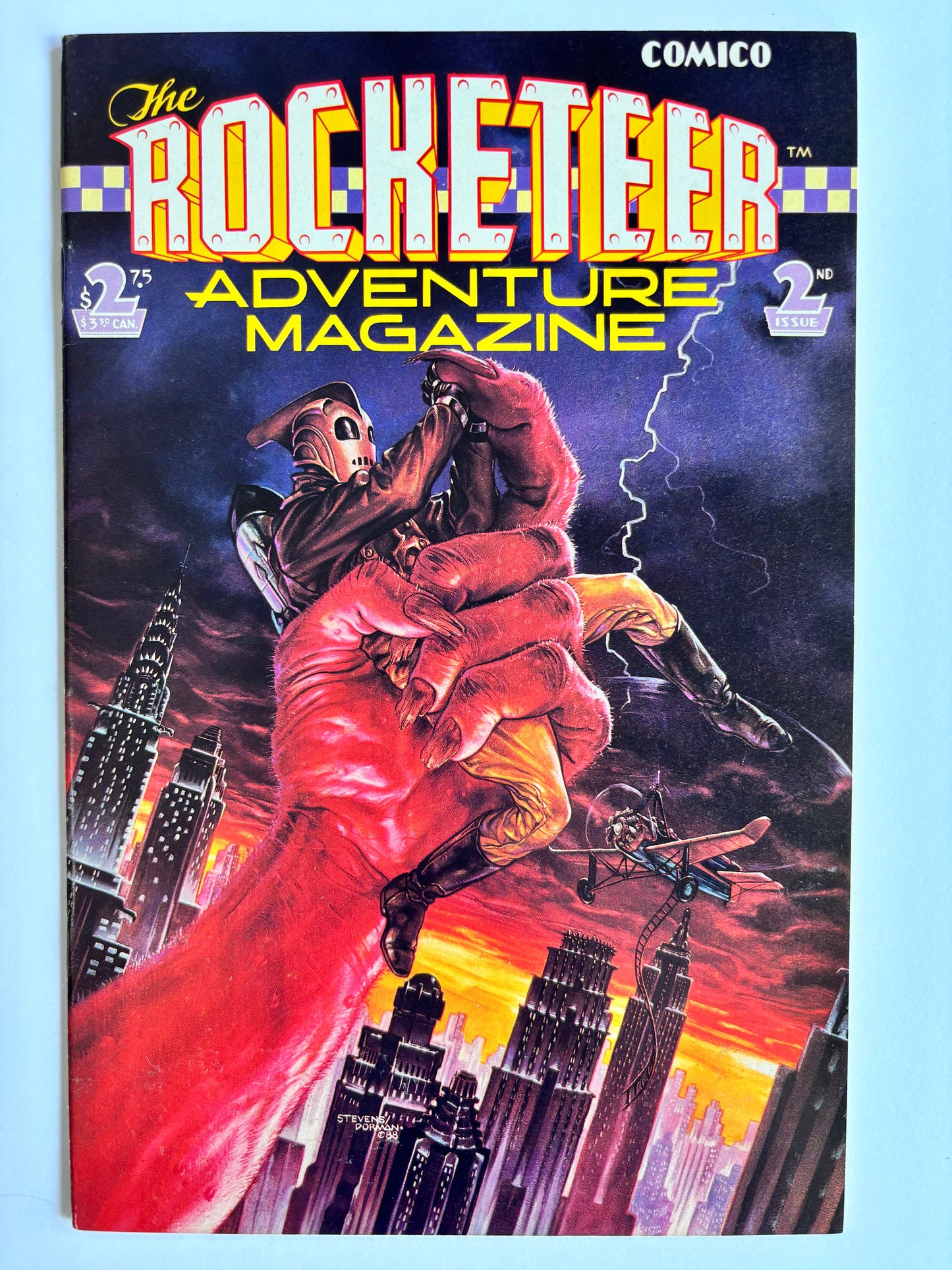 Rocketeer Adventure Magazine (1988) #1-3 Complete Set