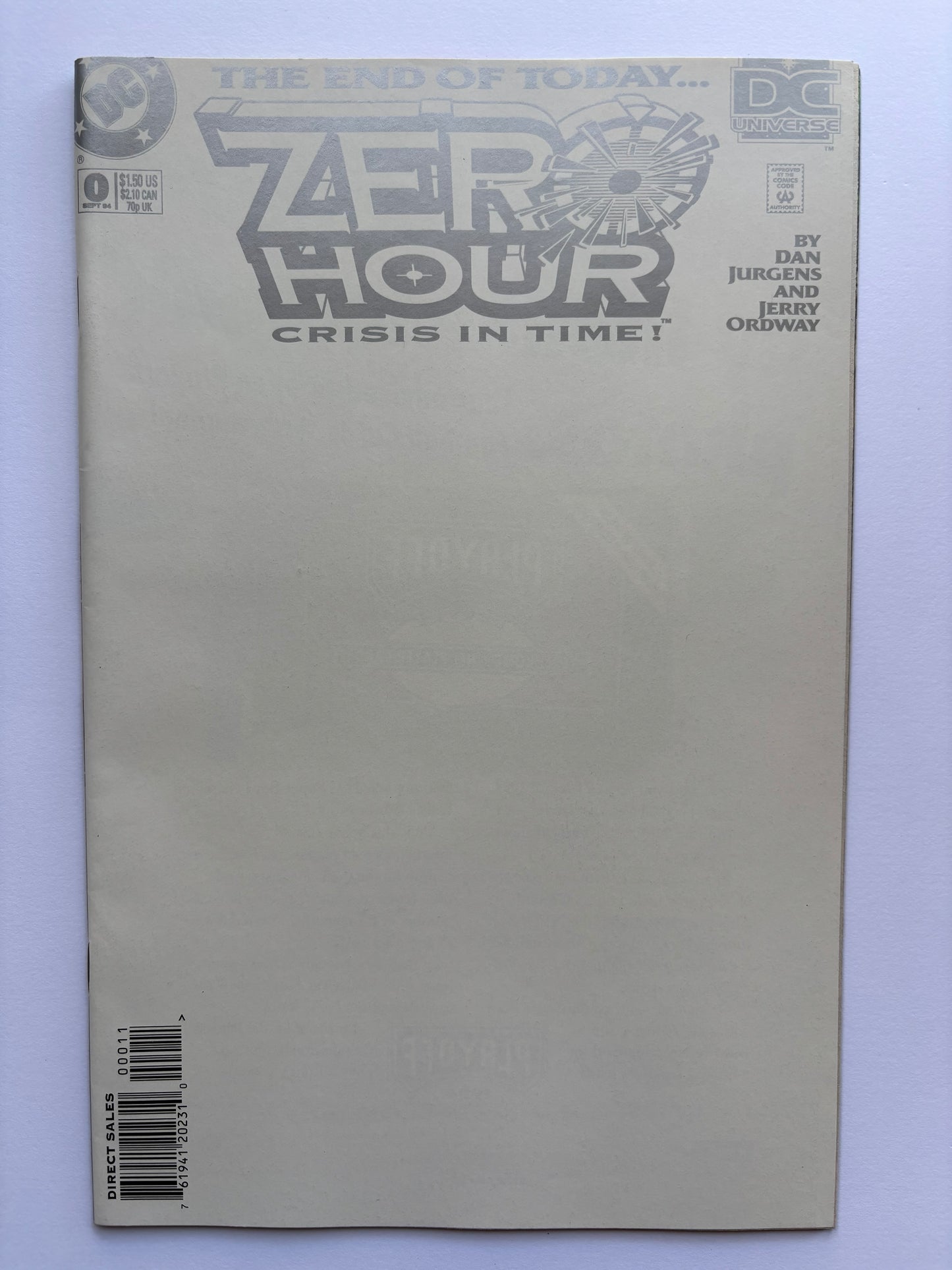 Zero Hour Crisis In Time (1994 Series) #0