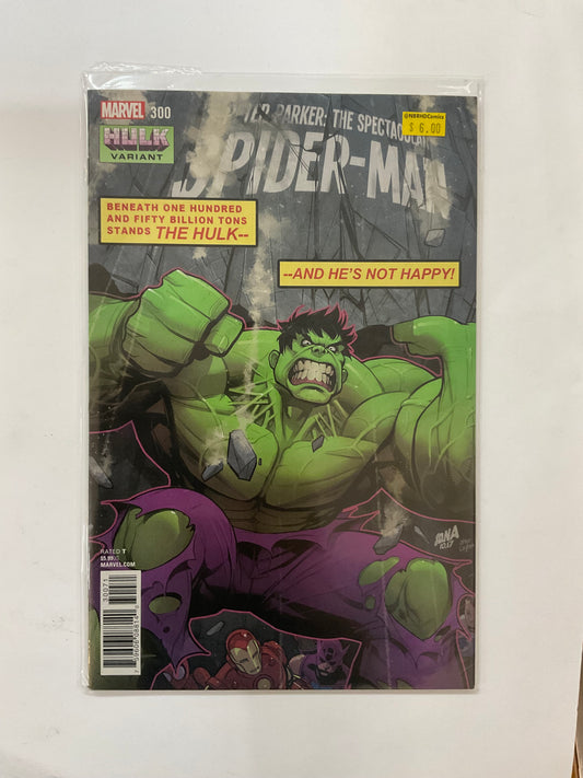 Peter Parker, The Spectacular Spider-Man #300 Hulk Variant