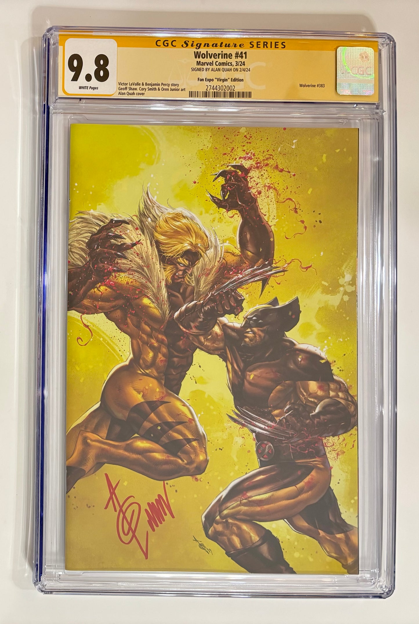 Wolverine (2024) #41 Fan Expo Exclusive Variant CGC Graded [SIGNED]