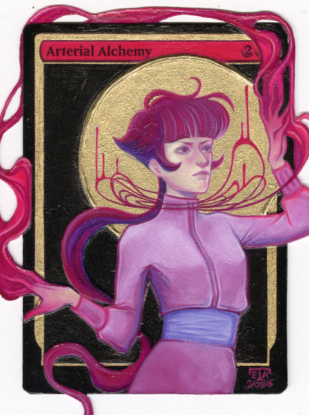 Secret Rare Trading Card Group Show Original Art