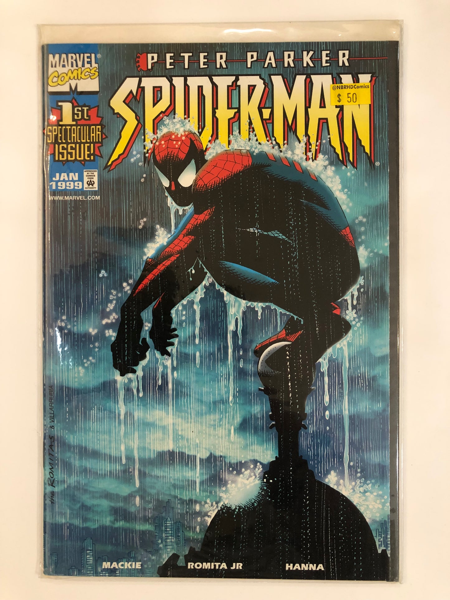 Peter Parker Spider-Man #1 1999 Dynamic Forces Variant