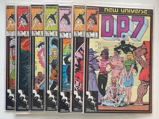 New Universe D.P.7 #1-7 Set