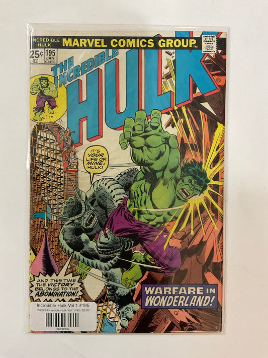 Incredible Hulk Vol 1 #195