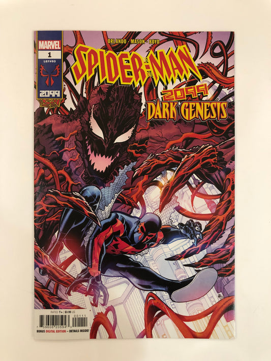 Spider-Man 2099 Dark Genesis #1-5 Complete Set